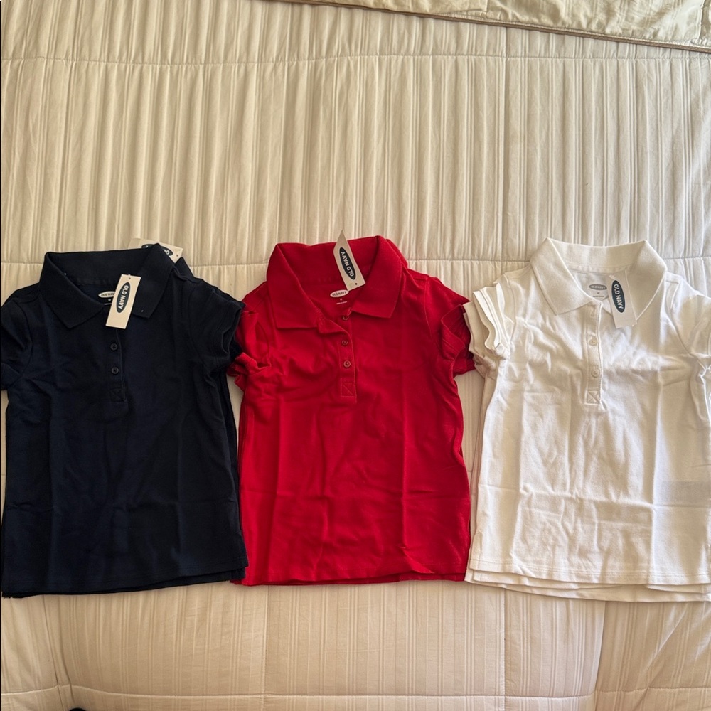 Old Navy Kids Polo Trio - Navy, Red, White